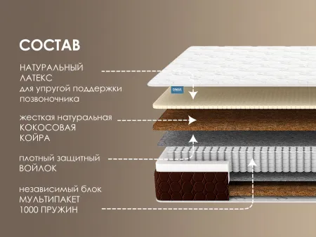 Матрас Мега Хард Лайт плюс