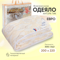 Одеяло "Ангора" Евро Русская сказка (стандарт) тик